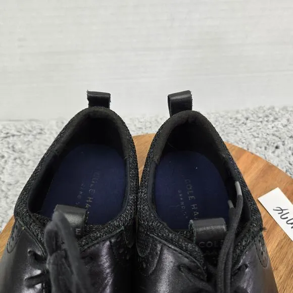 Cole Haan Grand Tour Knit Ox Black Casual Lifestyle Daily Oxford Sneaker Mens 12