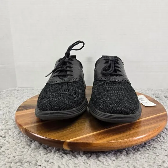 Cole Haan Grand Tour Knit Ox Black Casual Lifestyle Daily Oxford Sneaker Mens 12