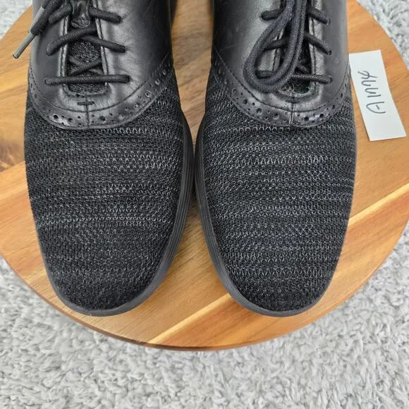 Cole Haan Grand Tour Knit Ox Black Casual Lifestyle Daily Oxford Sneaker Mens 12