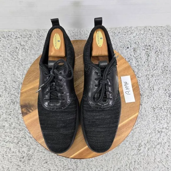 Cole Haan Grand Tour Knit Ox Black Casual Lifestyle Daily Oxford Sneaker Mens 12