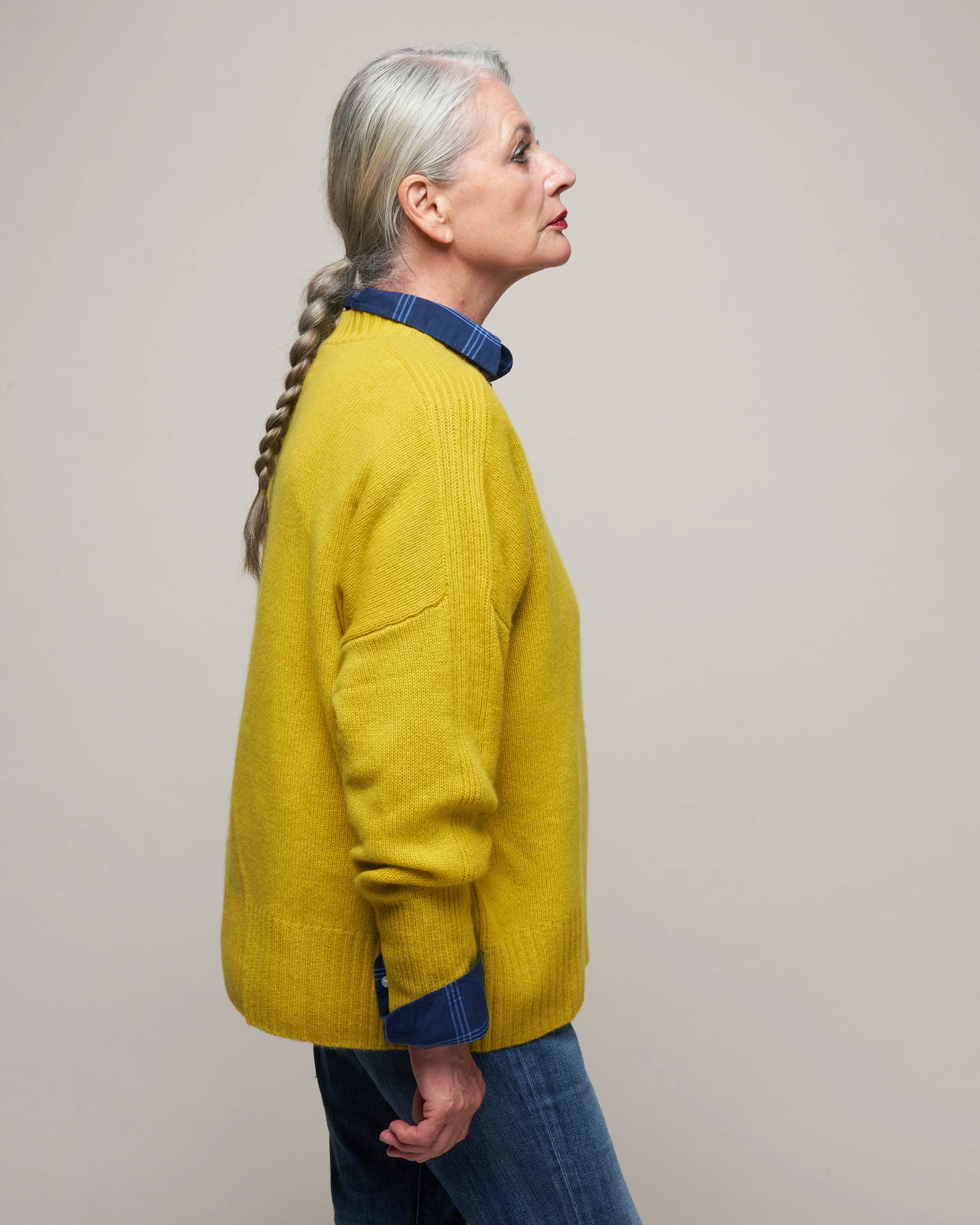 crewneck sweater - verveine