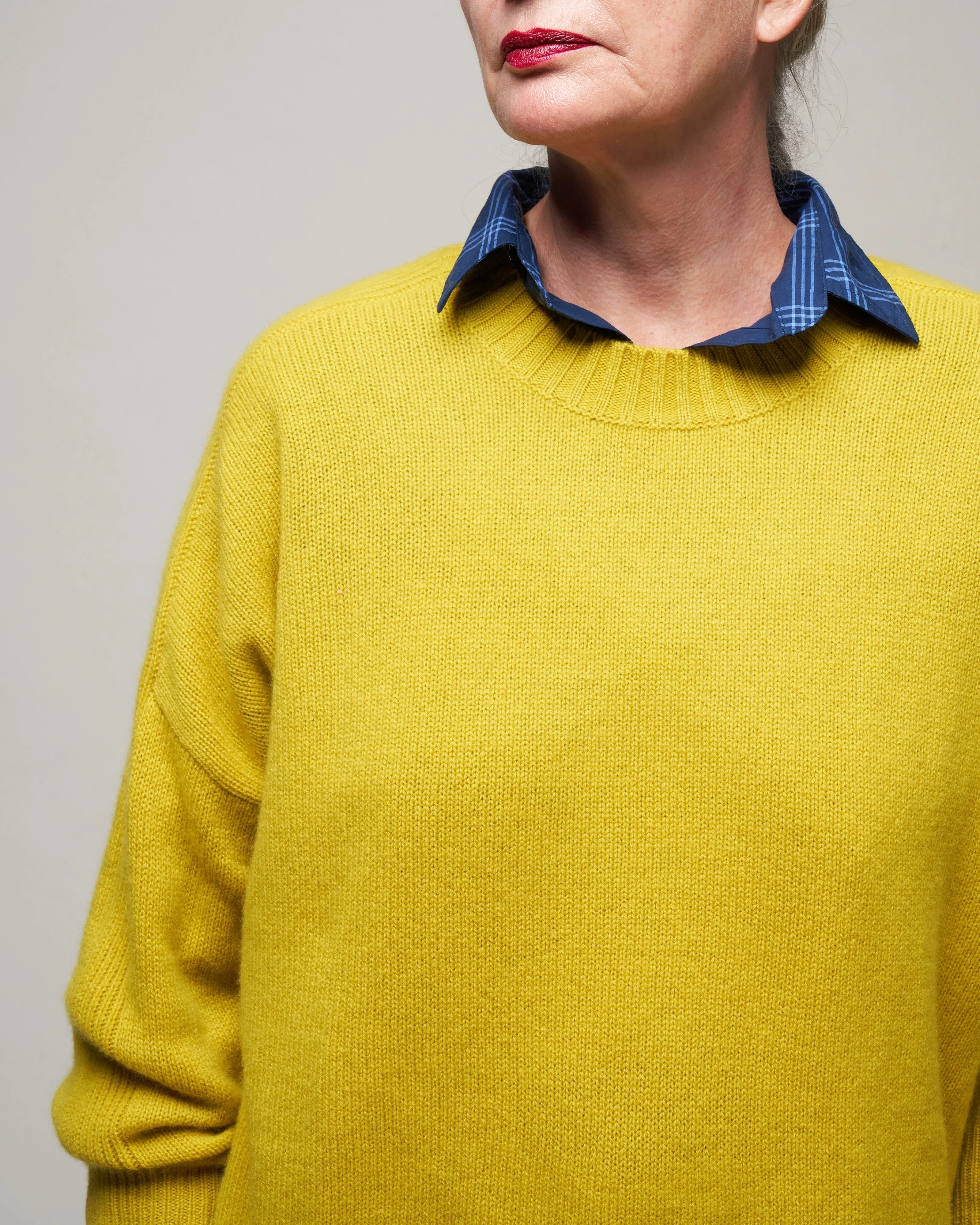 crewneck sweater - verveine