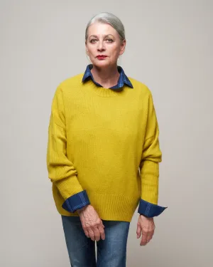 crewneck sweater - verveine