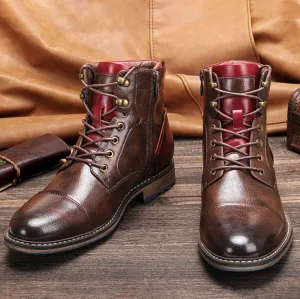 Cris | Handmade Premium Leather Oxford Boots