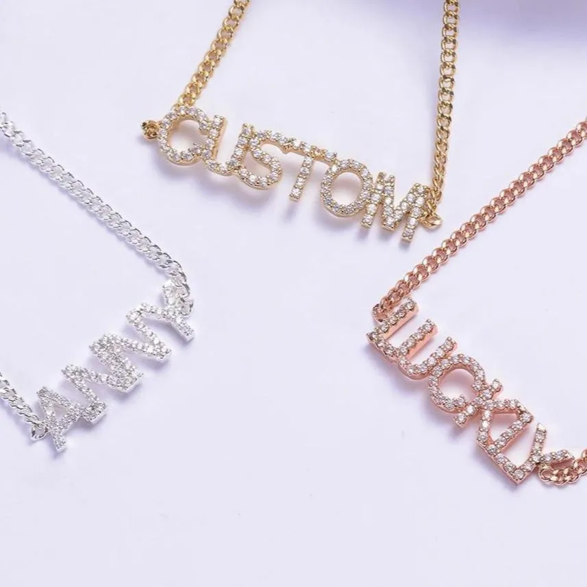 Crystal Custom Name Anklet/Bracelet