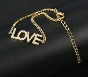 Crystal Custom Name Anklet/Bracelet
