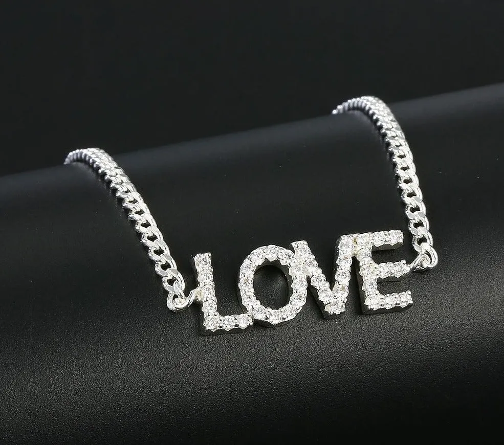 Crystal Custom Name Anklet/Bracelet