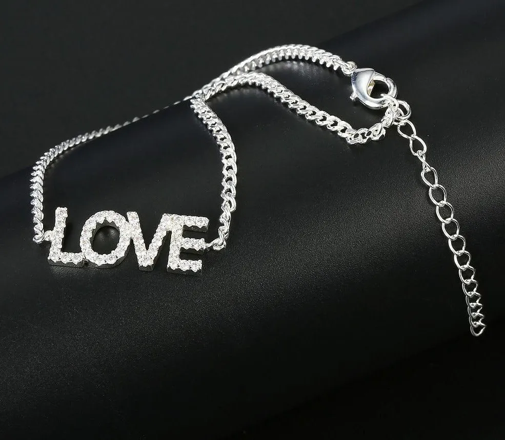 Crystal Custom Name Anklet/Bracelet