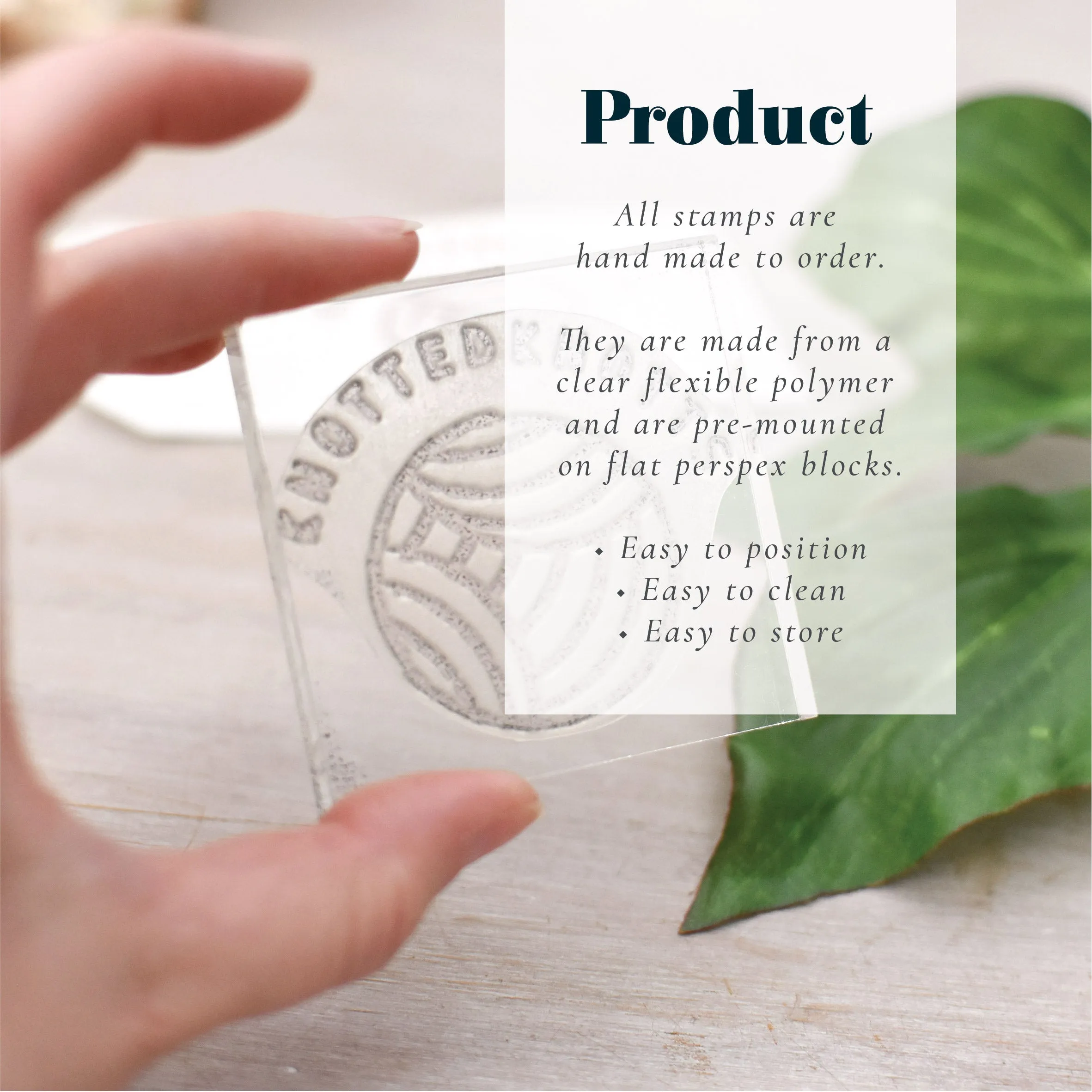 Custom Business Thank You For Your Order Rubber Stamp