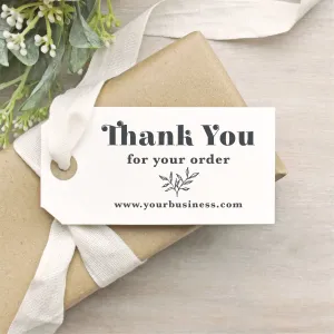 Custom Business Thank You For Your Order Rubber Stamp