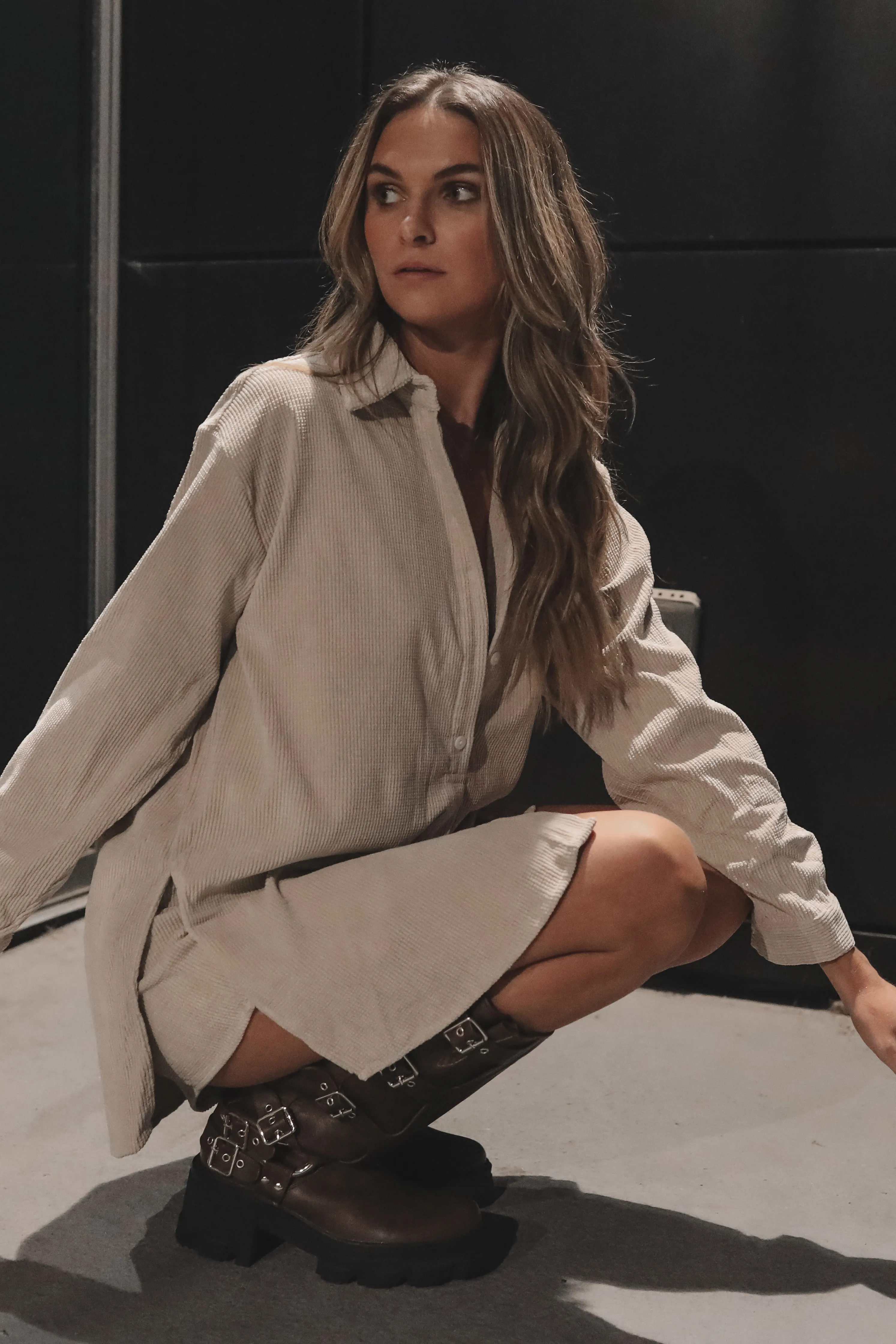 DEAL My Girl's So Cute Corduroy Oversized Romper