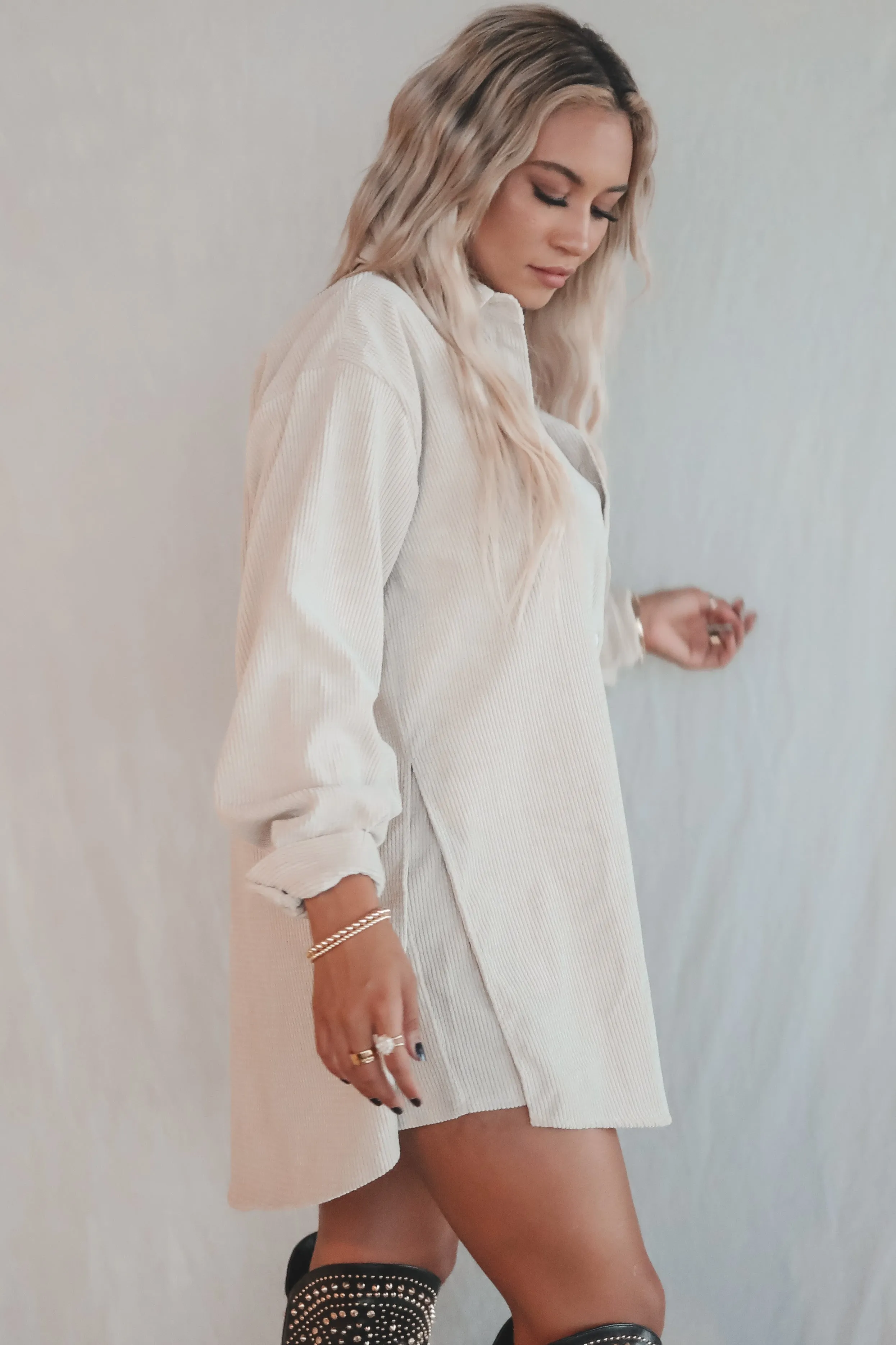 DEAL My Girl's So Cute Corduroy Oversized Romper
