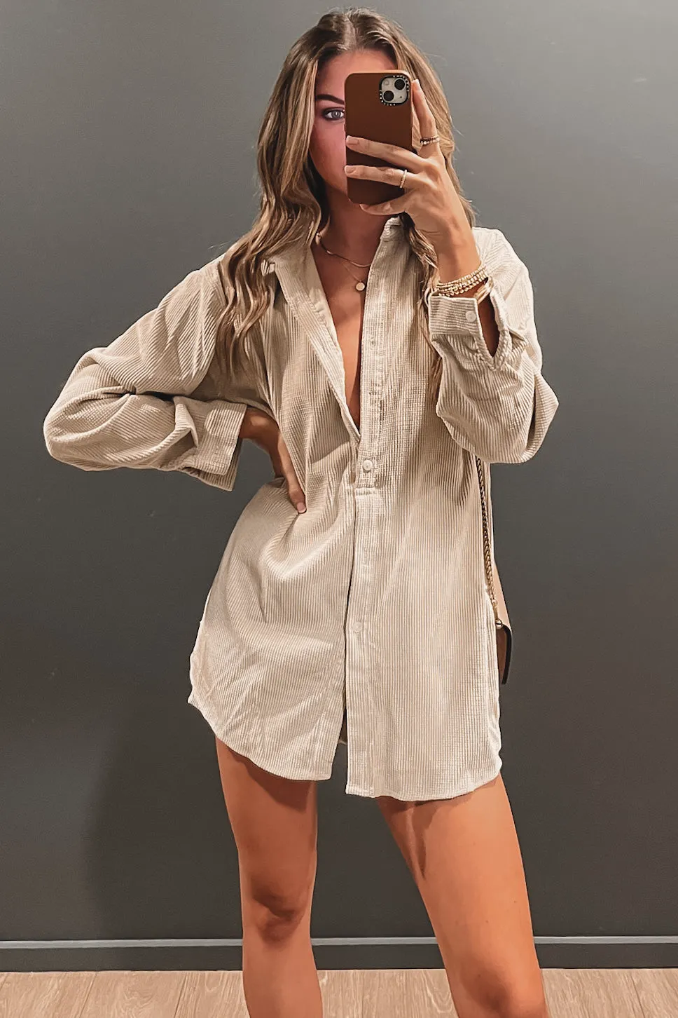 DEAL My Girl's So Cute Corduroy Oversized Romper