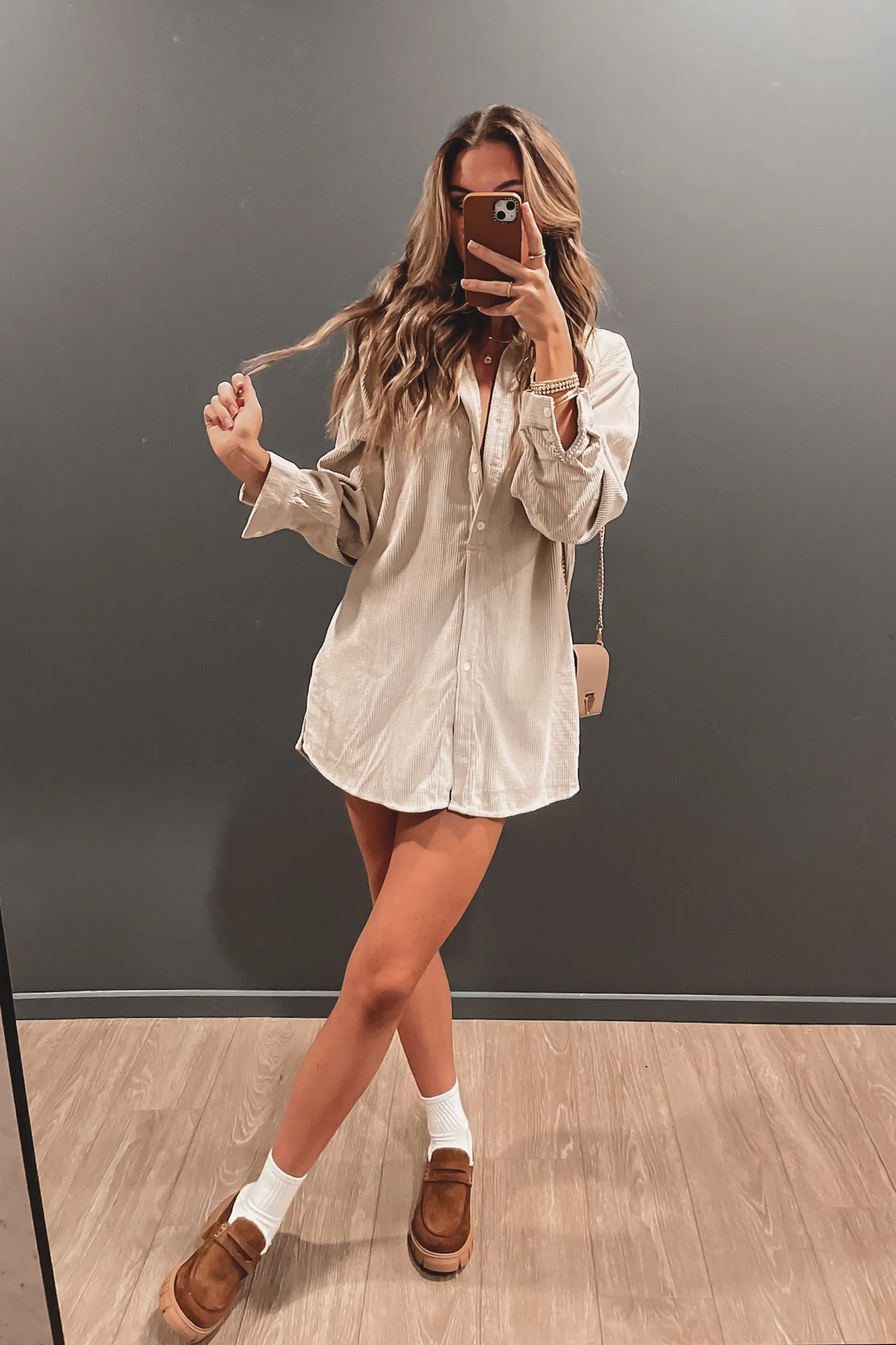 DEAL My Girl's So Cute Corduroy Oversized Romper