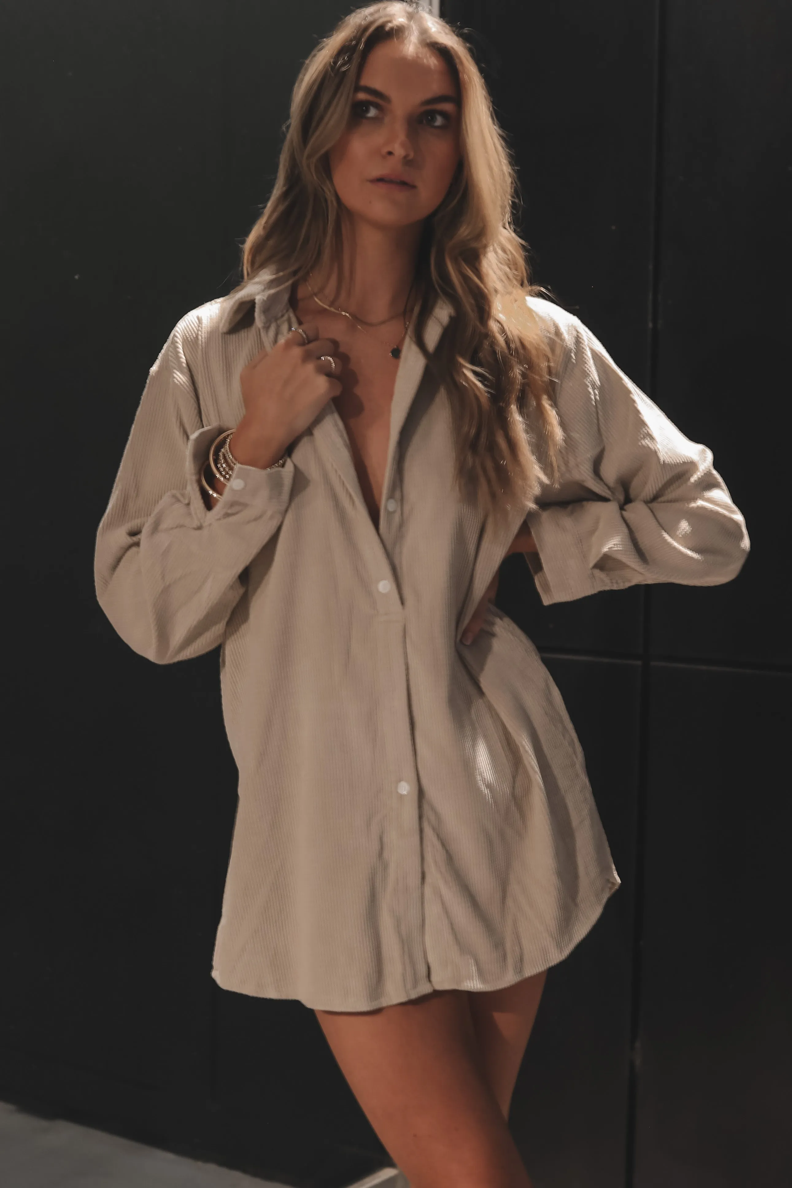 DEAL My Girl's So Cute Corduroy Oversized Romper