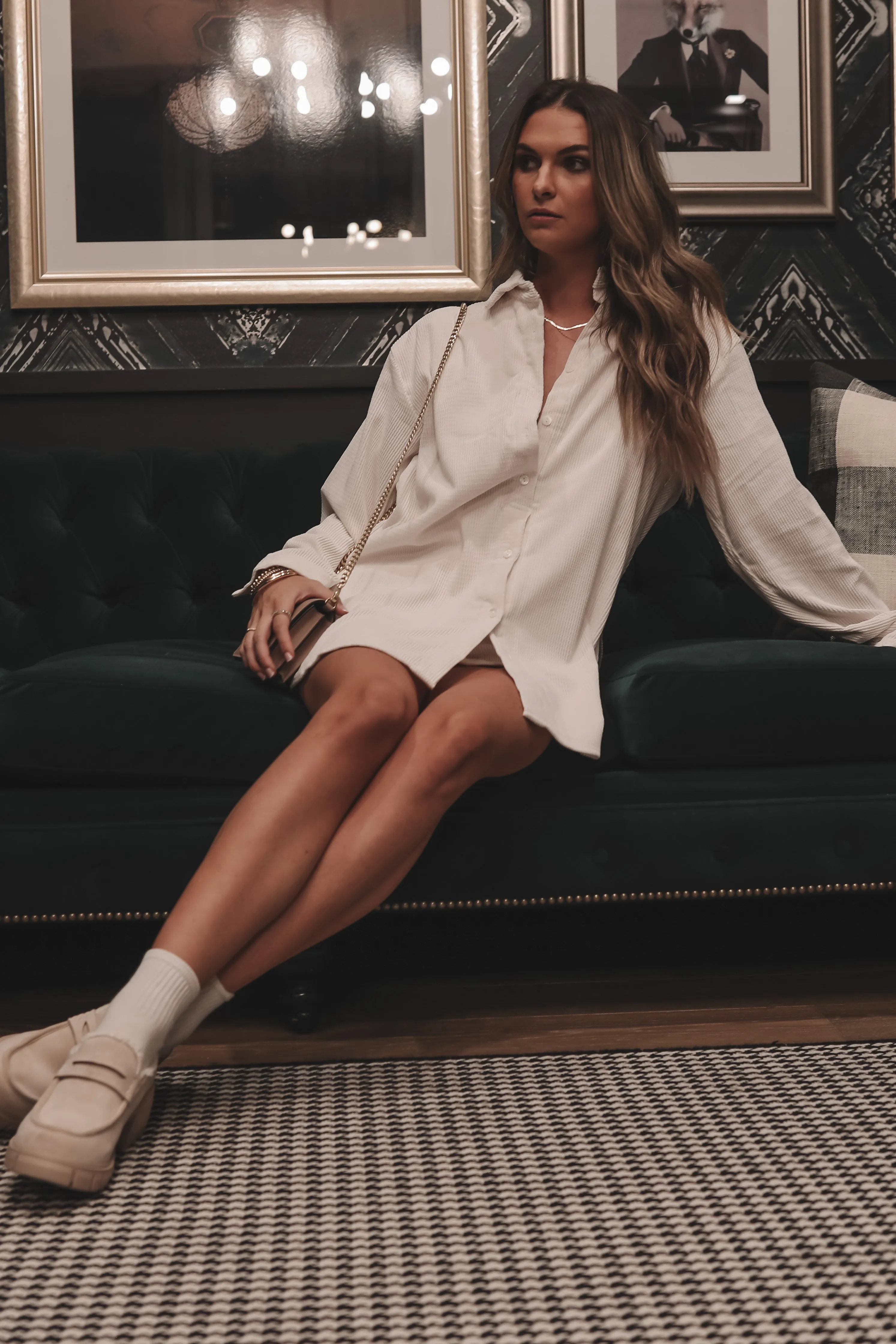 DEAL My Girl's So Cute Corduroy Oversized Romper