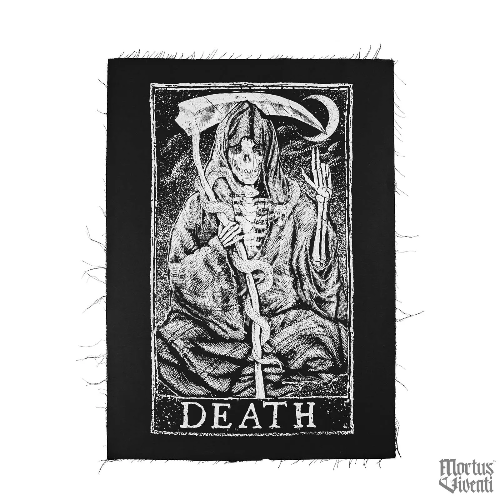 Death Tarot Card Large Patch