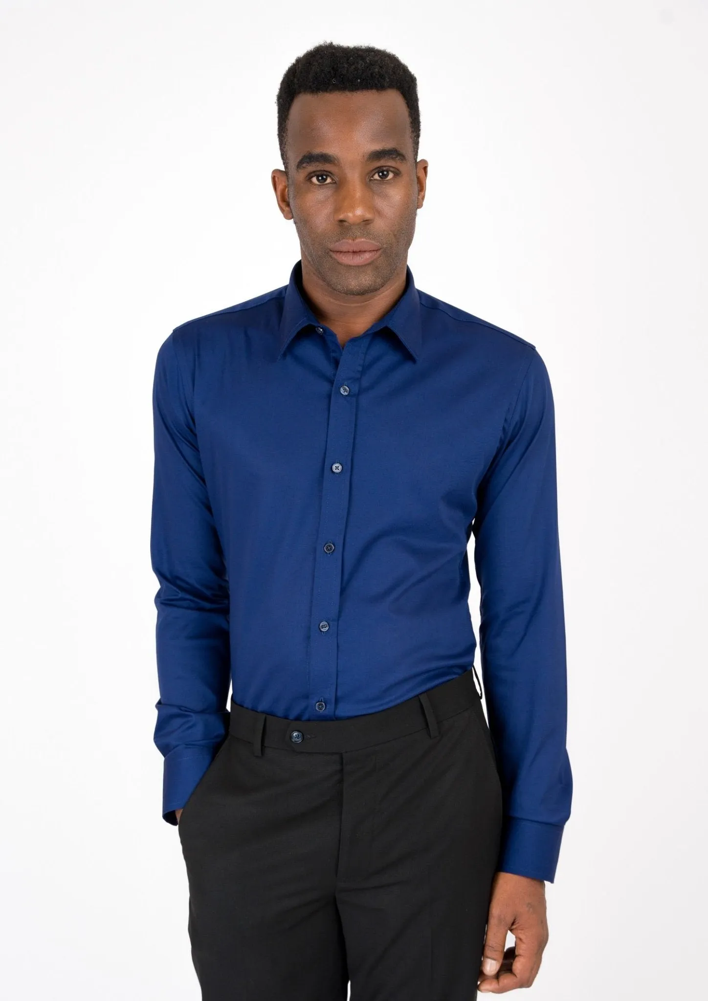 Deep Blue Ultrasoft Bamboo Shirt