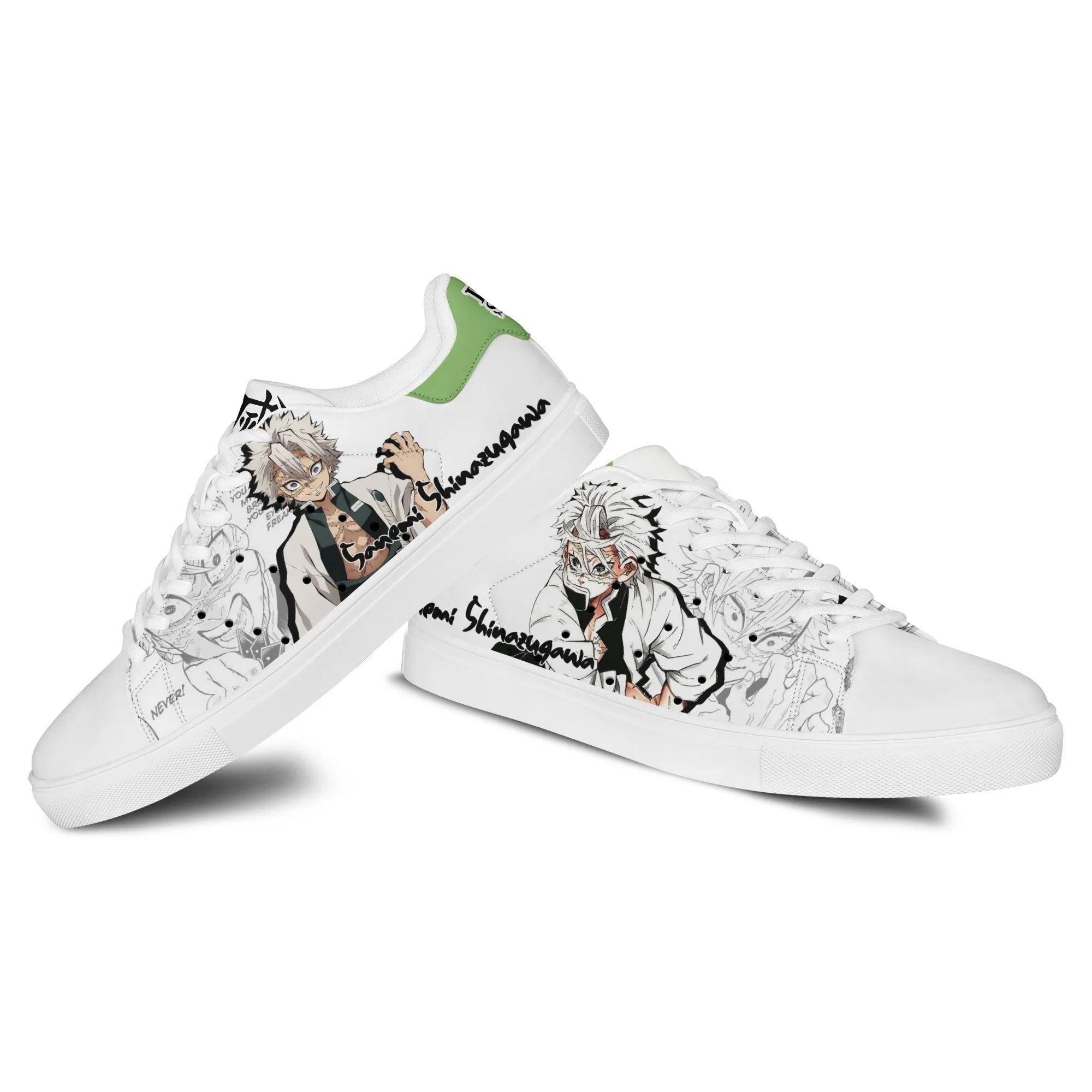 Demon Slayer Shoes Kamado Tanjro and Kanao Slip-On Shoes PT0405