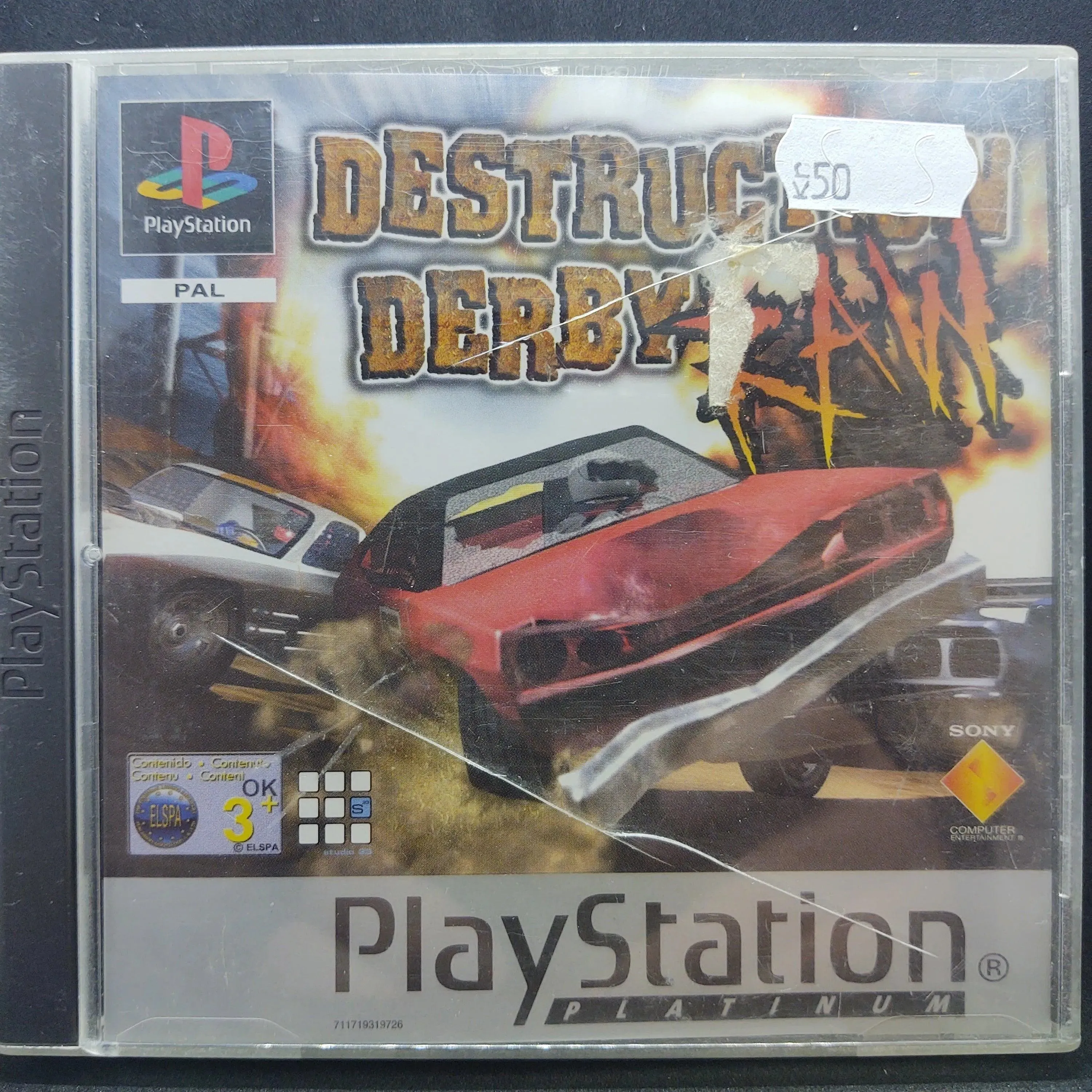 Destruction Derby (Platinum) (kosmetiske fejl)