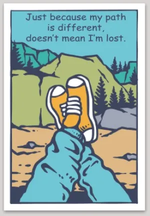 Doesn't Mean I'm Lost Sticker