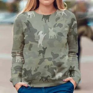 Dog - Camo - Premium Sweatshirt