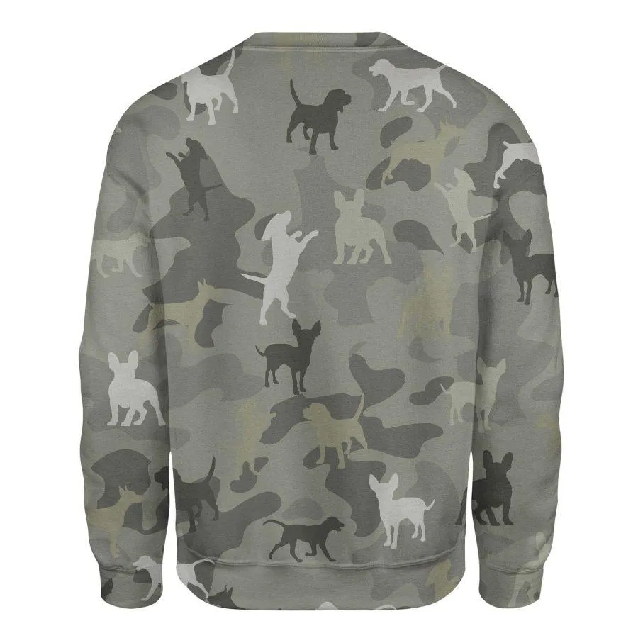 Dog - Camo - Premium Sweatshirt