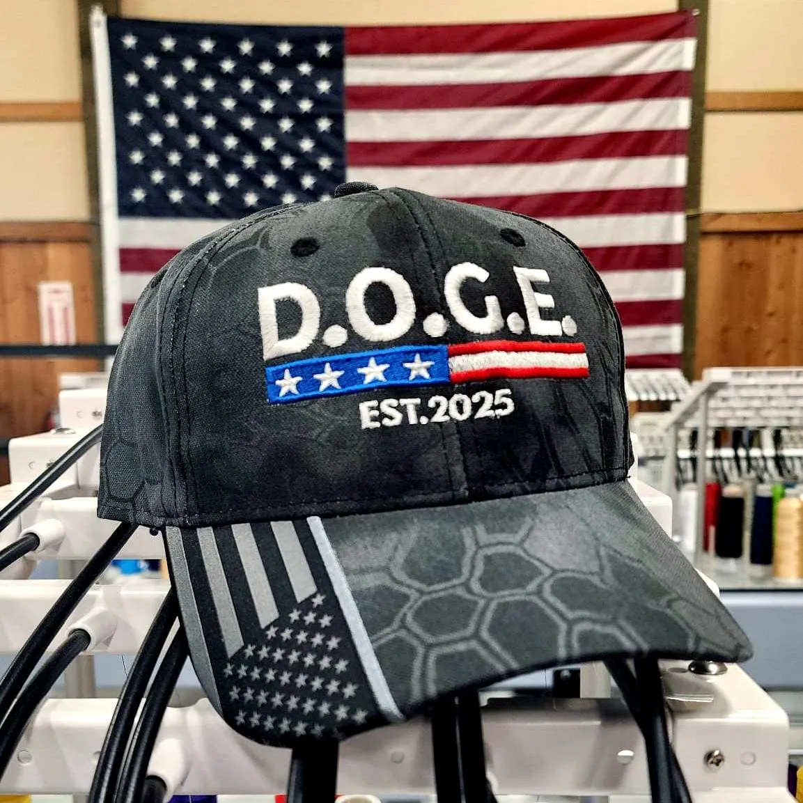 D.O.G.E Est.2025 Premium Embroidery Hat (ENG)