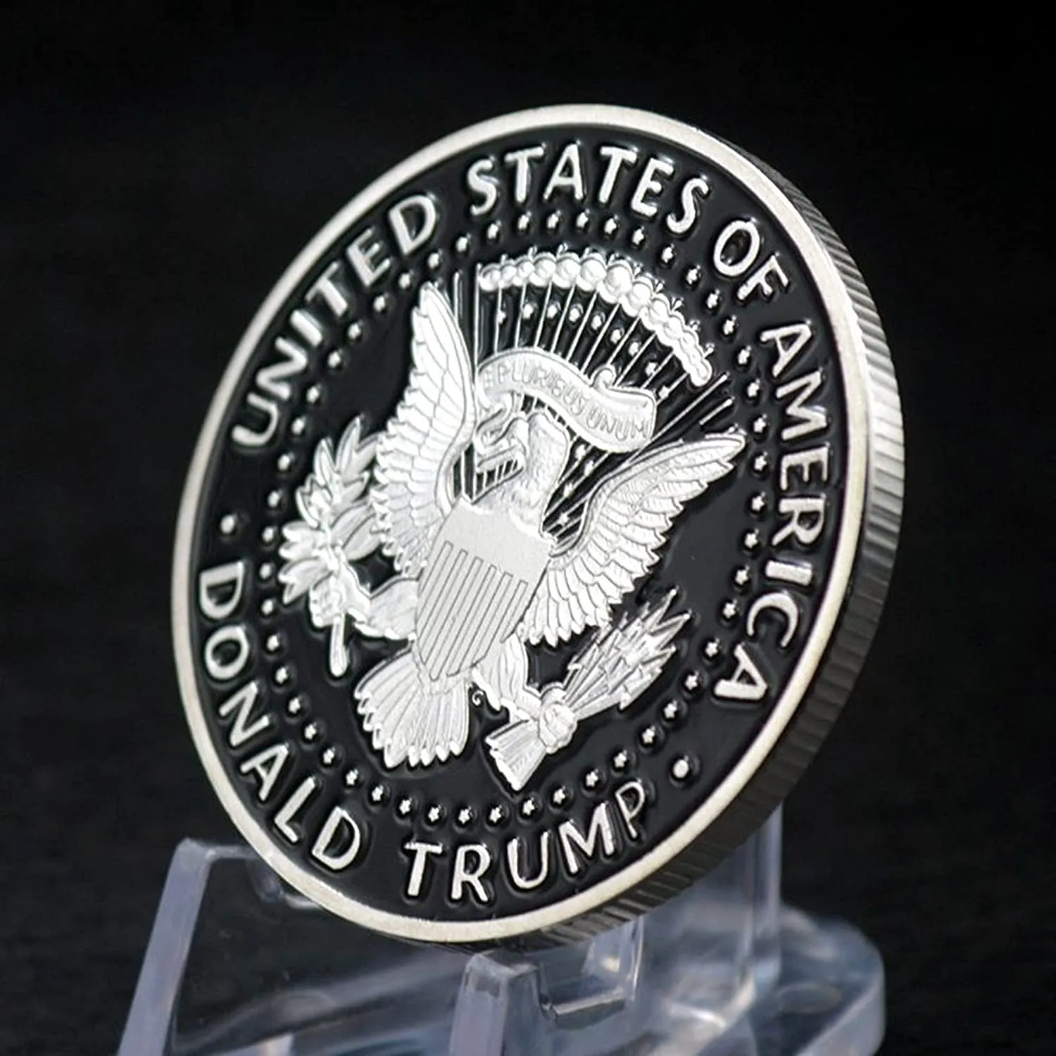 Donald Trump  Save America Again Platinum Plated Collectable Coin in Luxury Box