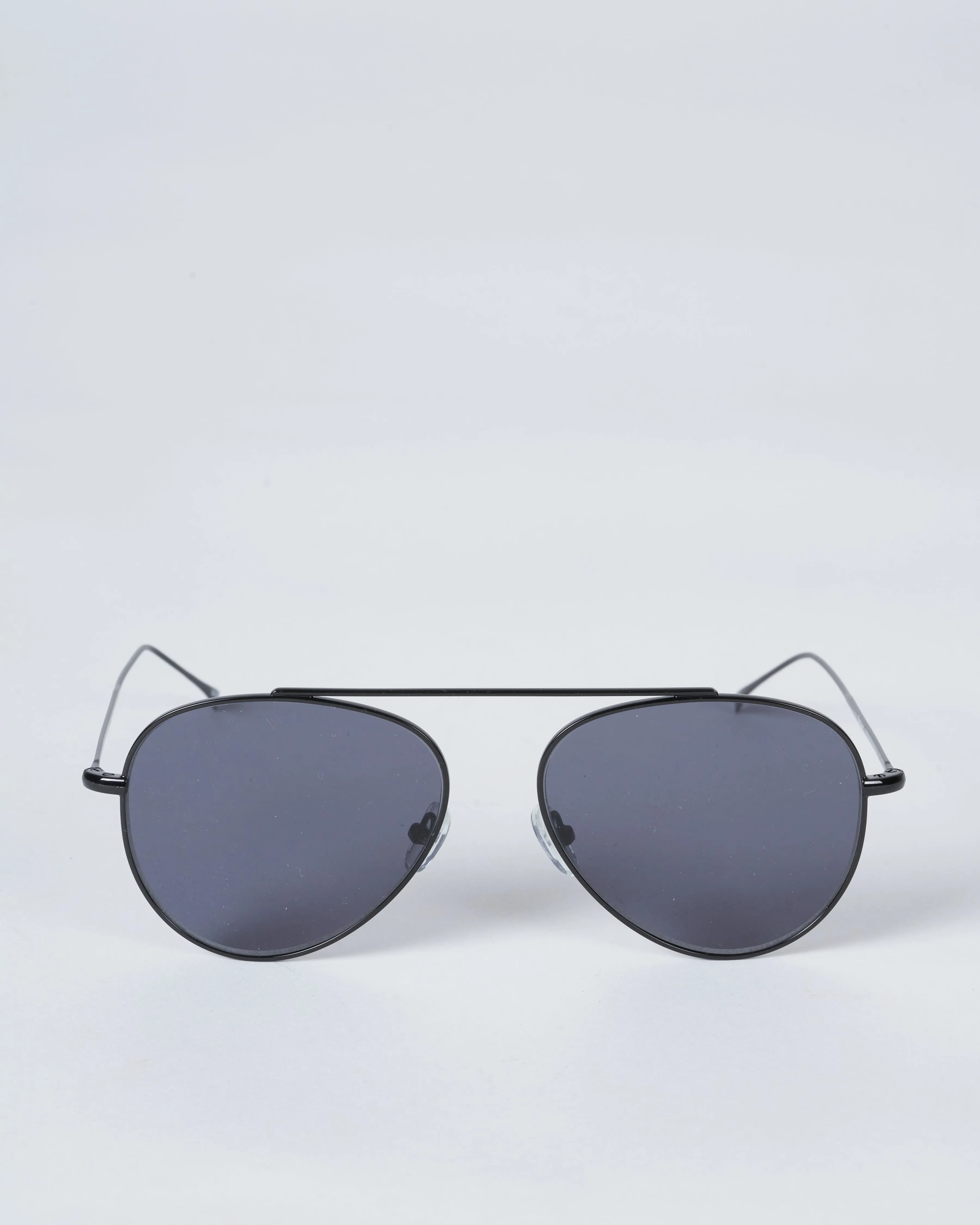 dorchester sunglasses - black with flat grey lenses