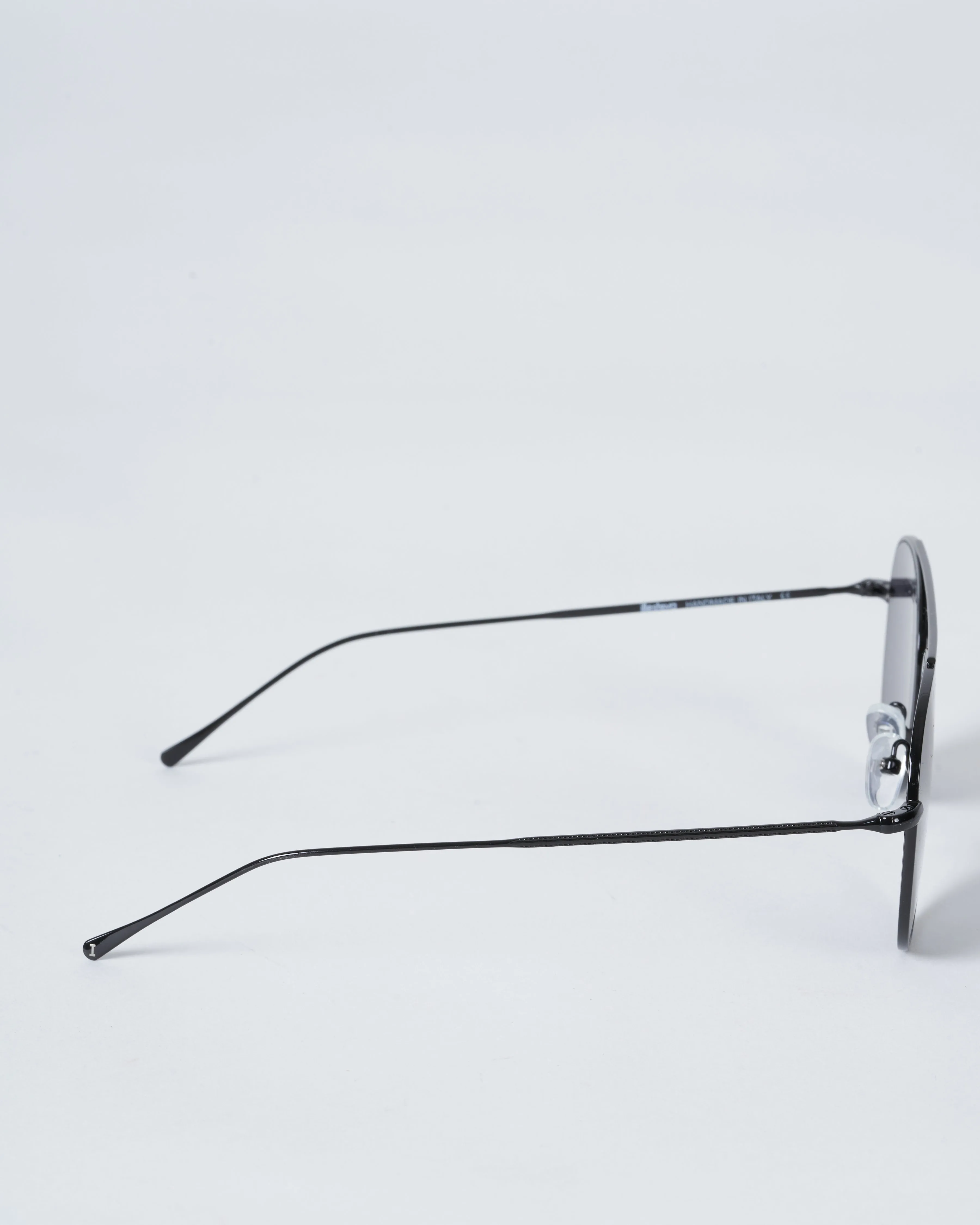 dorchester sunglasses - black with flat grey lenses
