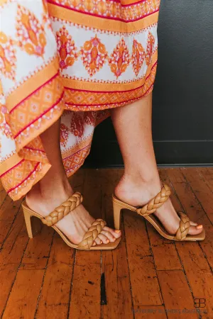 Double Braided Heel-Camel