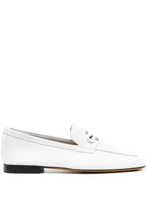 Doucal's buckle-detailed leather loafers