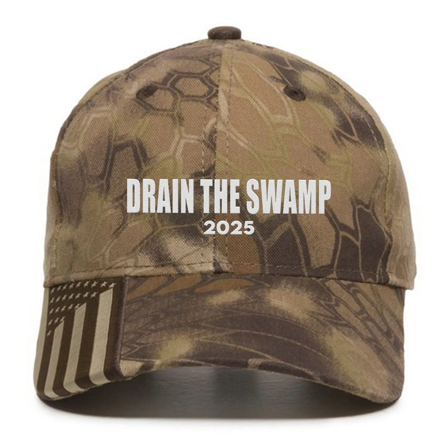 Drain The Swamp 2025 Premium Embroidered Hat