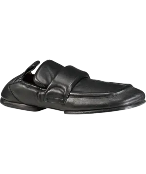 Dries Van Noten Black Leather Slip-on Loafers UK 9 EU 43 👞