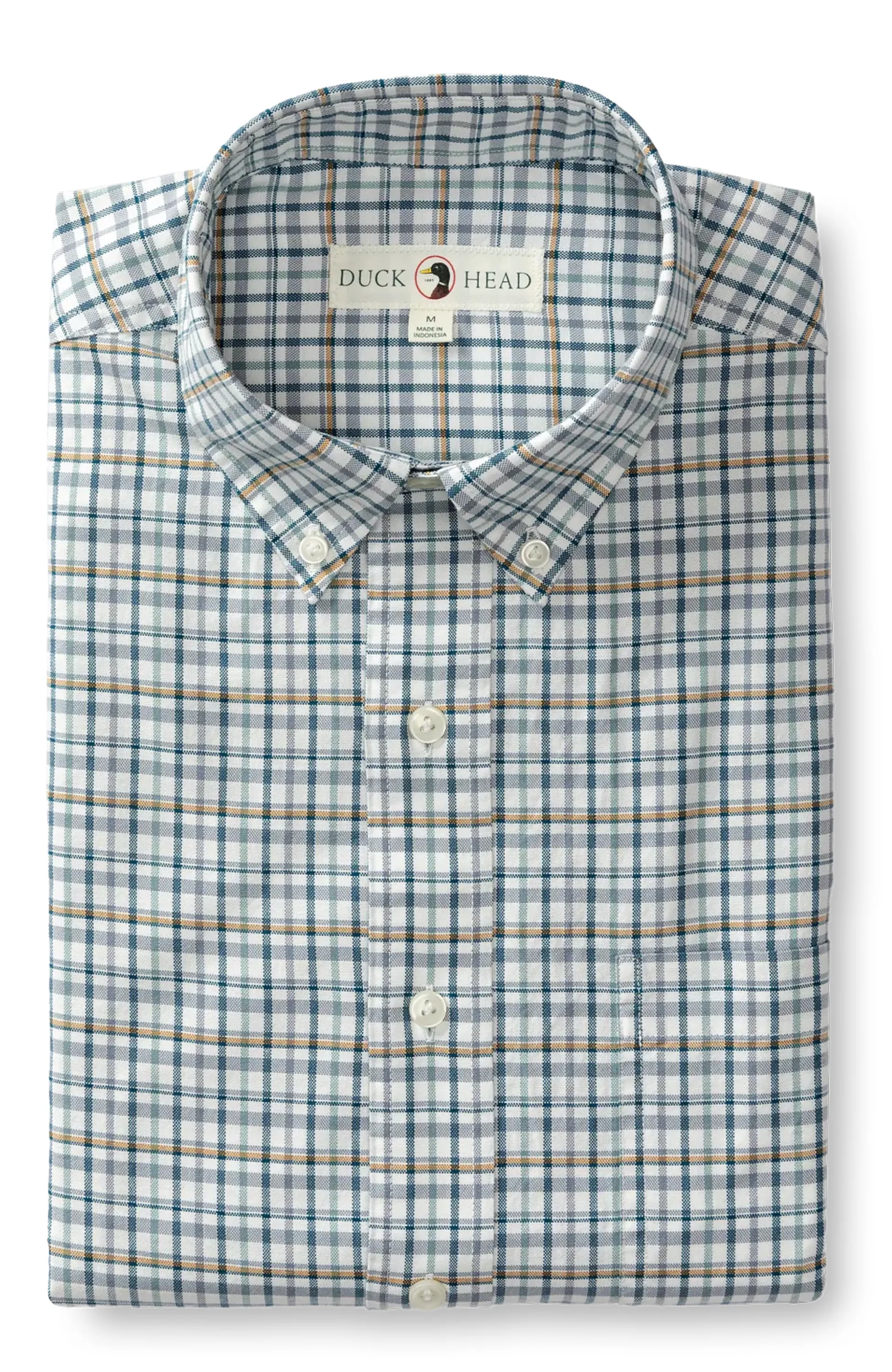 Duck Head - Cotton Oxford Sport Shirt Dafton Plaid