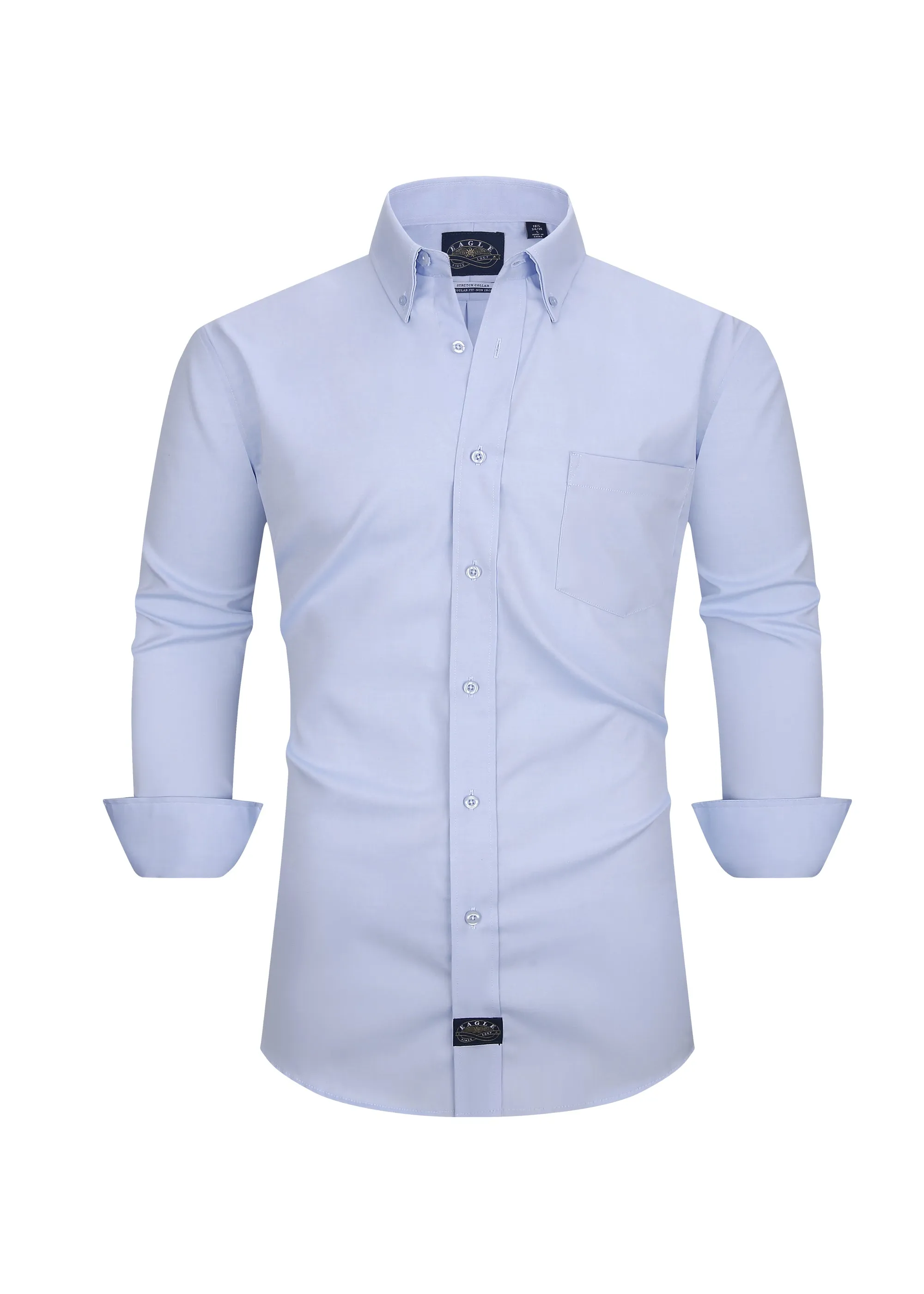 Eagle IRON FREE Stretch Neck Pinpoint Oxford Shirt
