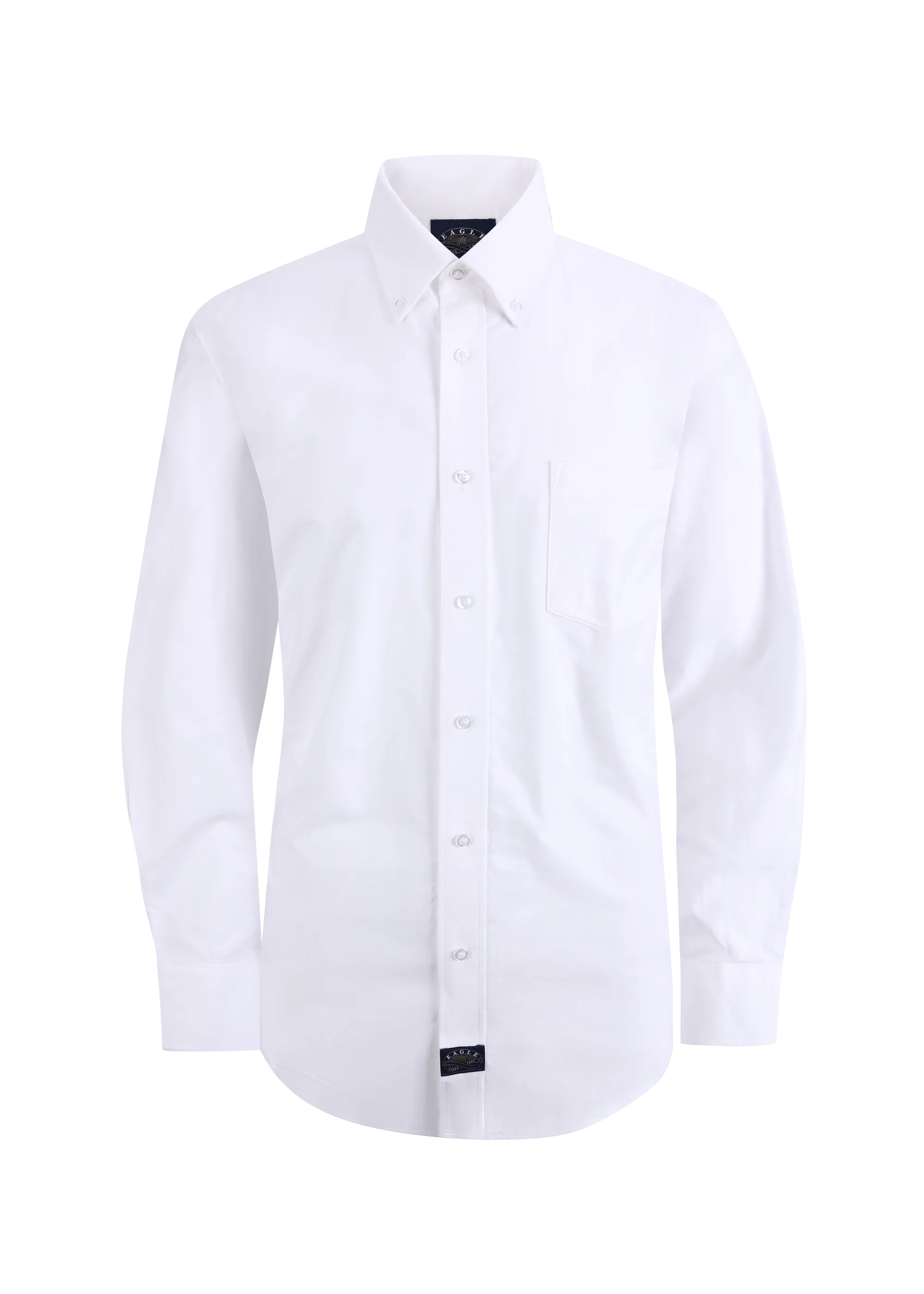 Eagle Stretch Neck Dress Solid Oxford Shirt