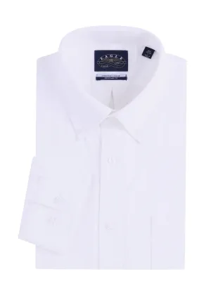 Eagle Stretch Neck Dress Solid Oxford Shirt