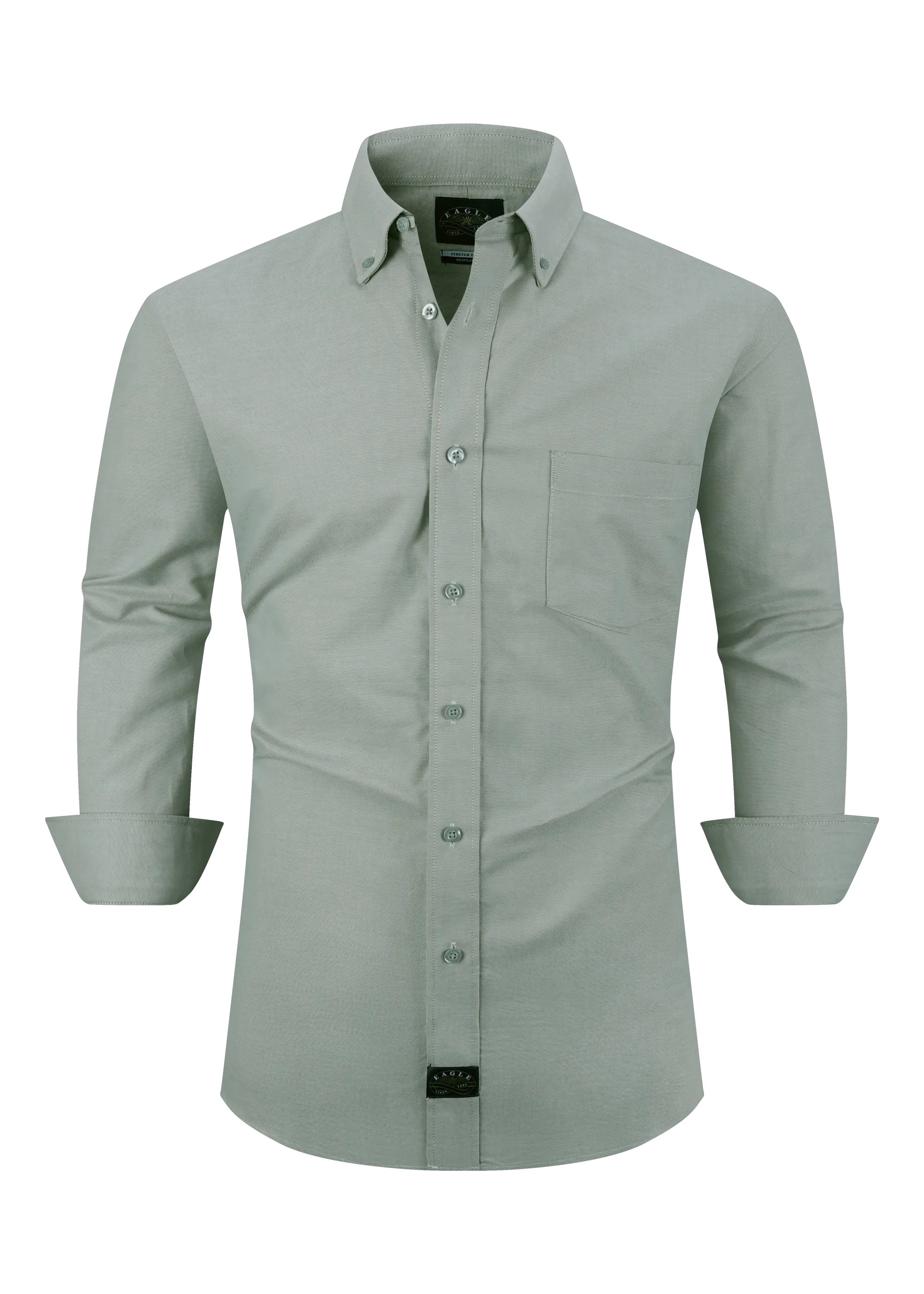 Eagle Stretch Neck Pinpoint Oxford Shirt