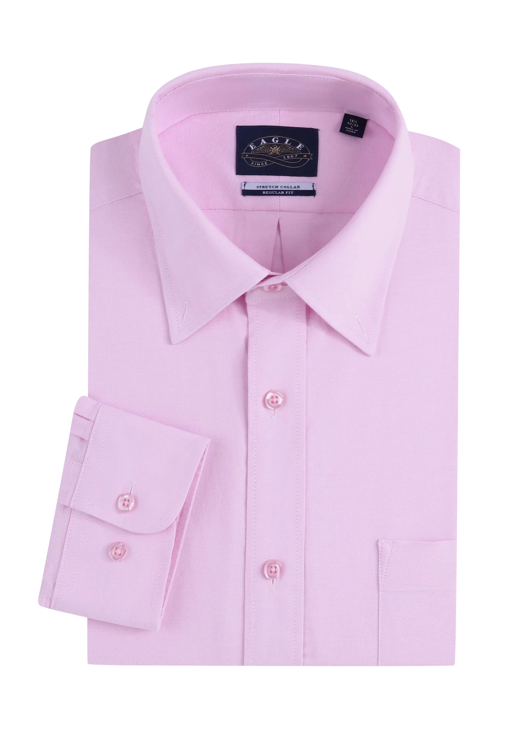 Eagle Stretch Neck Pinpoint Oxford Shirt
