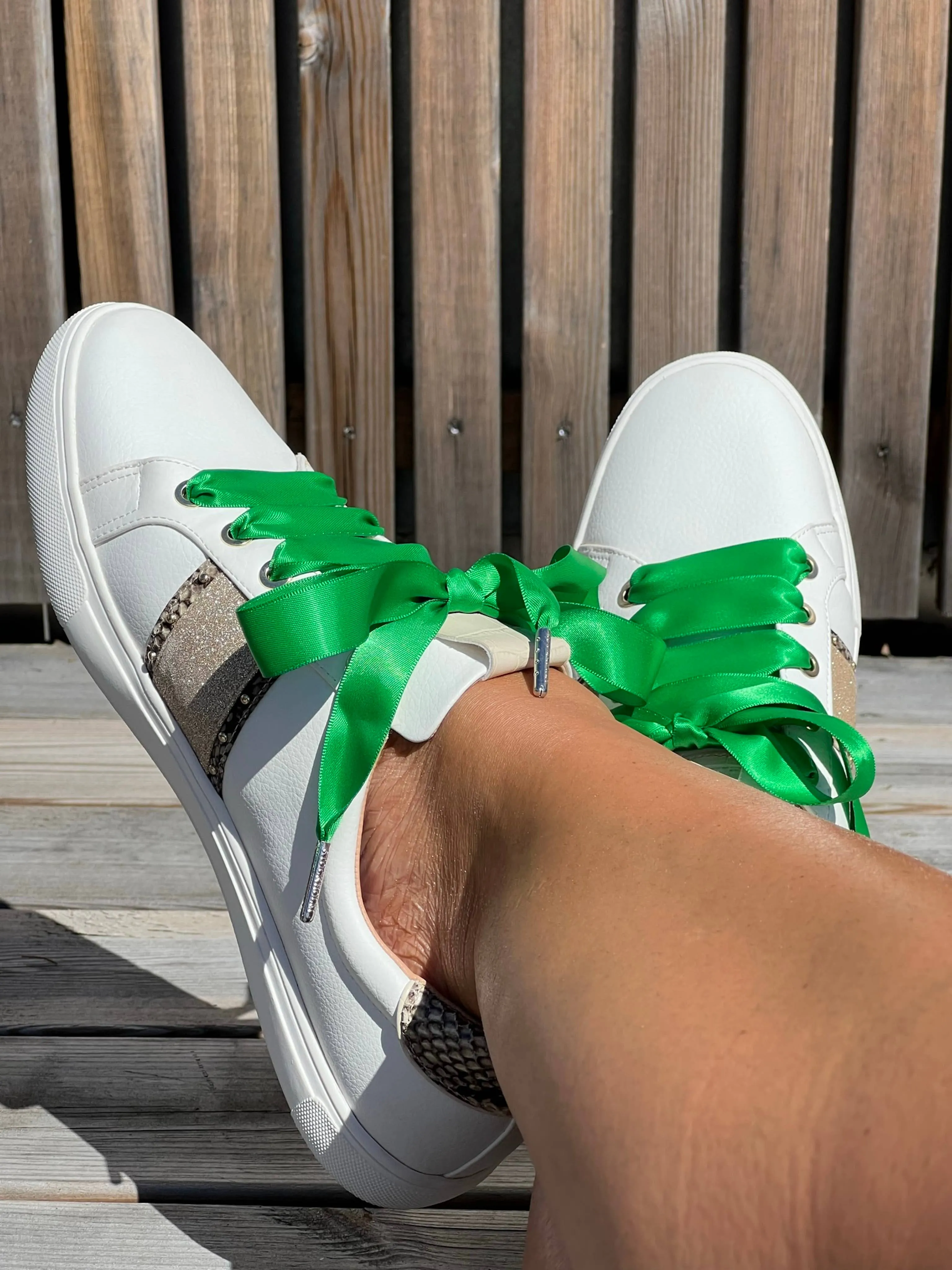 Emerald Green Silk - Shoelaces