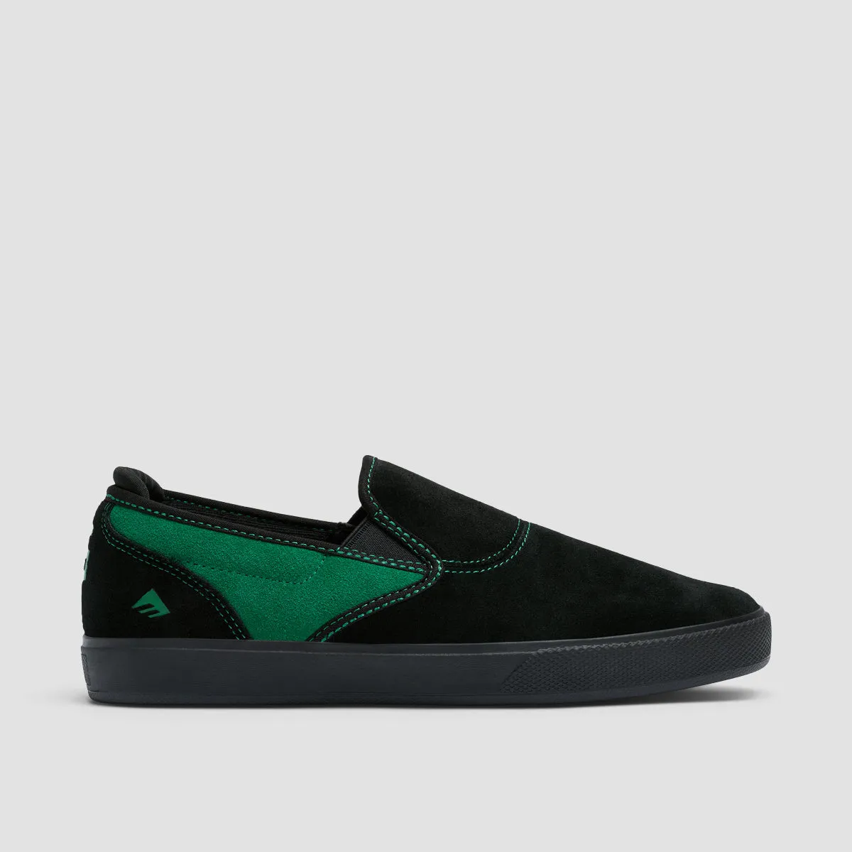 Emerica Wino G6 Cup Slip On Shoes Black/Green