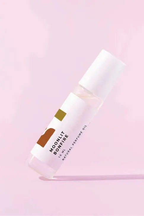 Essential Oil Perfume Roller: Moonlit Bonfire