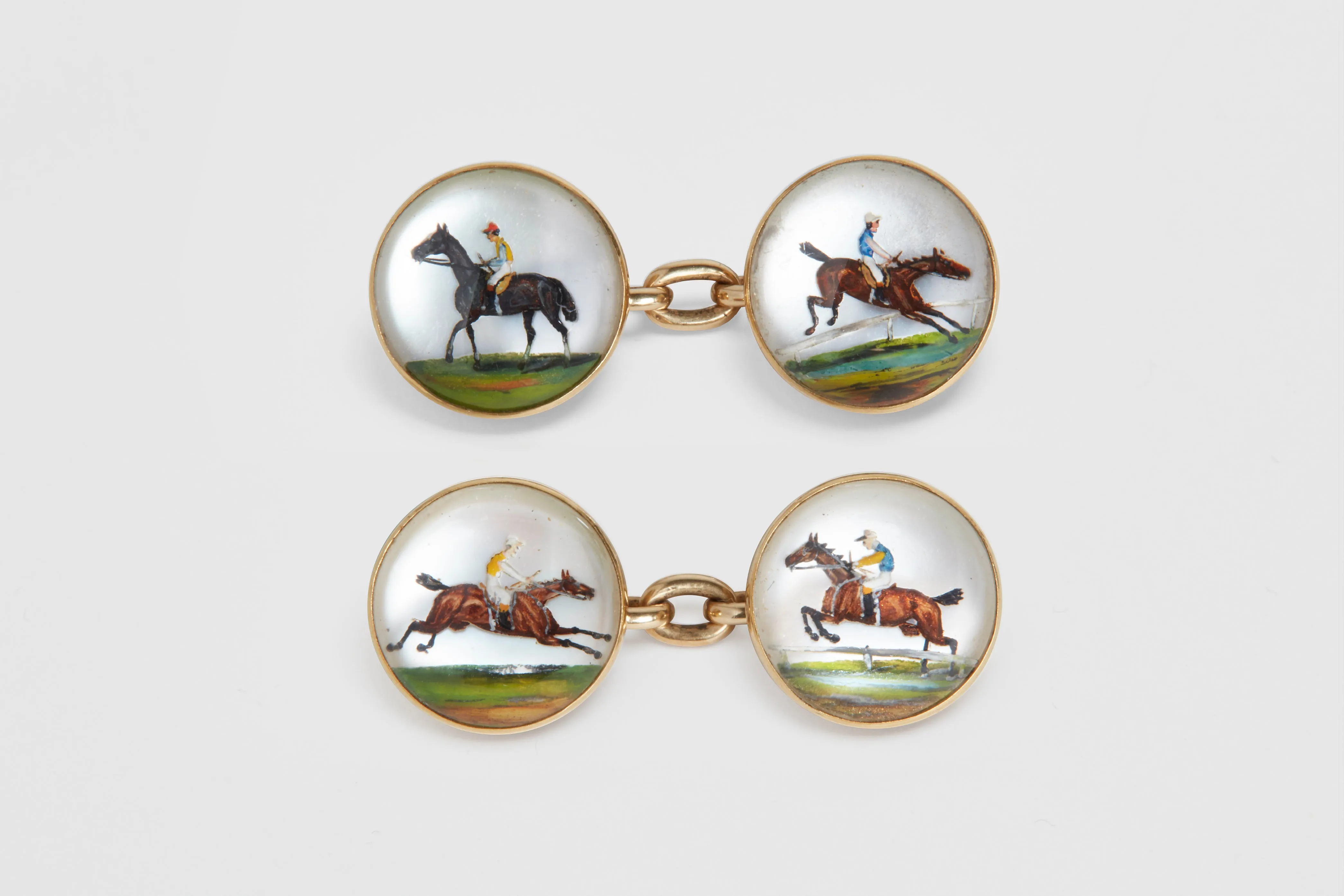 Essex Crystal Jockey Cufflinks
