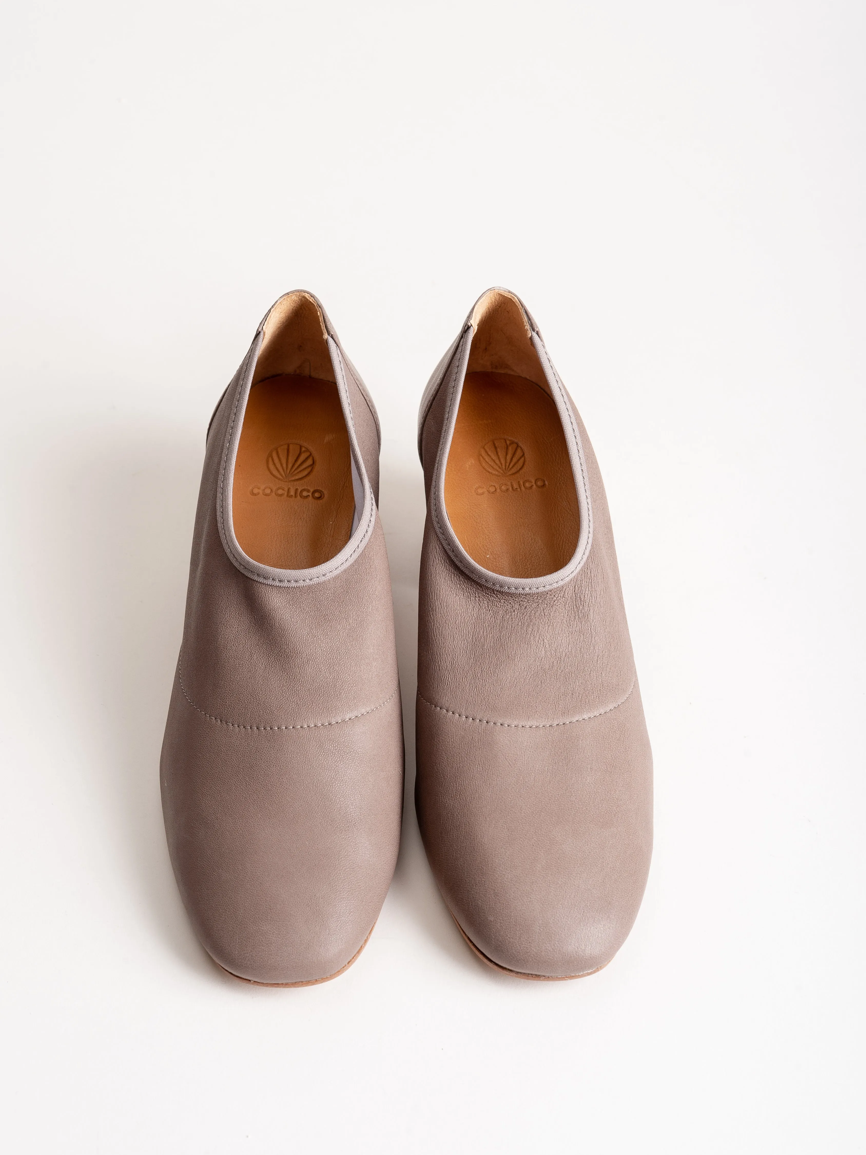 euclid heel - natural mousse