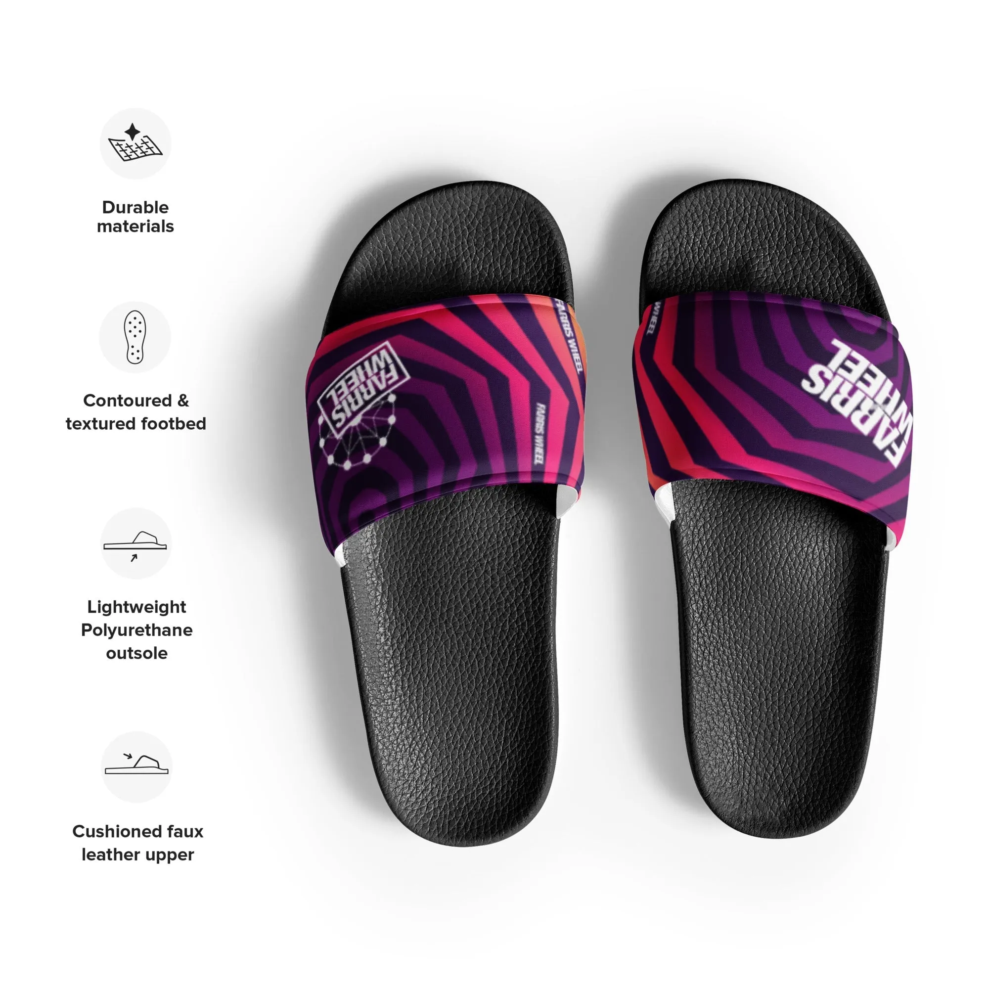 Farris Wheel Swirl Men’s Slides