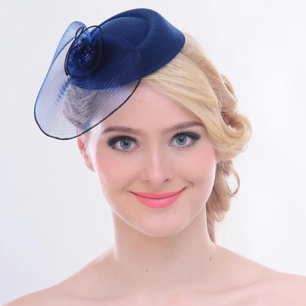 Fascinator Hats with Headband Hair Clips for Women Tea Party Wedding