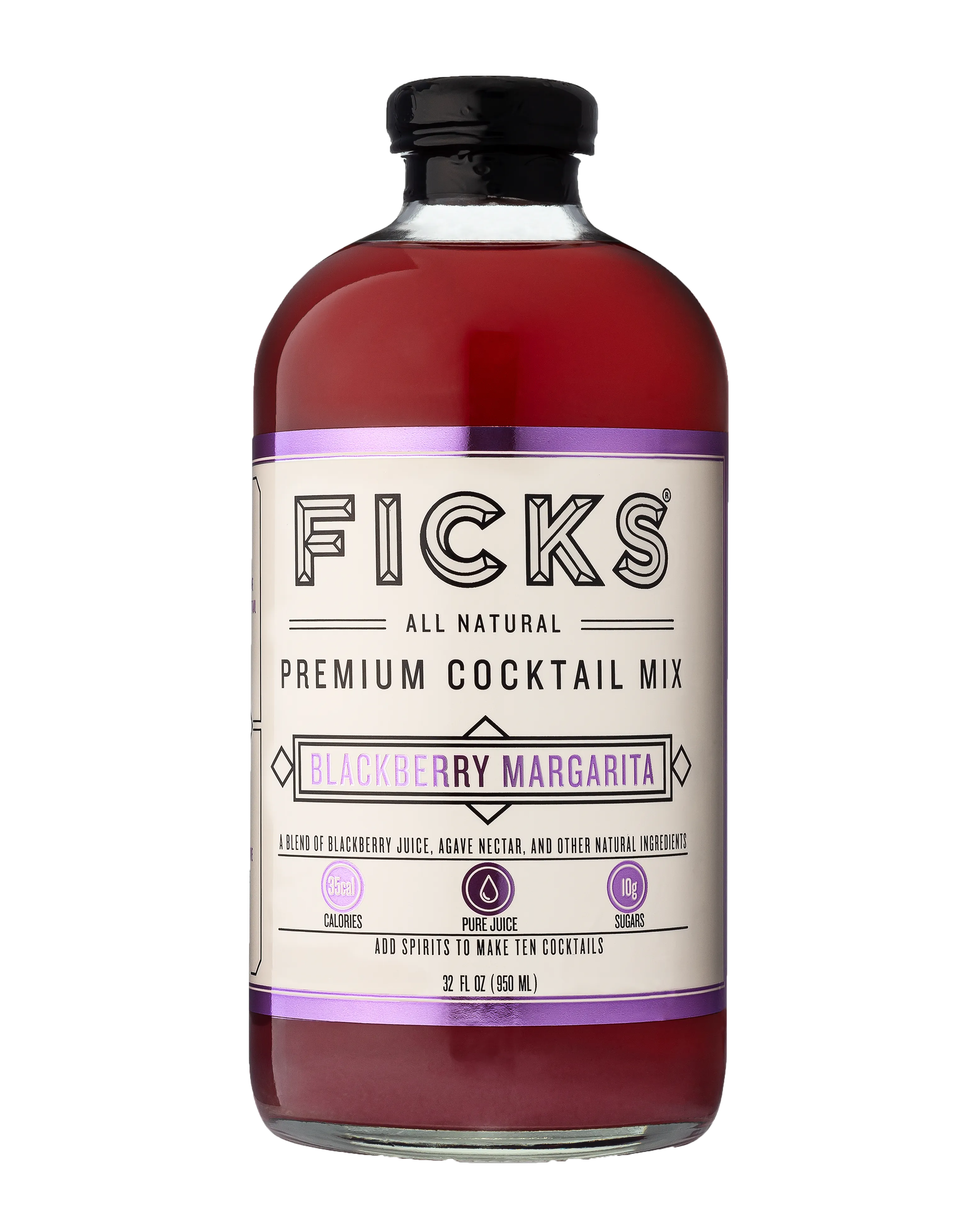 FICKS - FICKS Premium Blackberry Margarita Cocktail Mix/Syrup