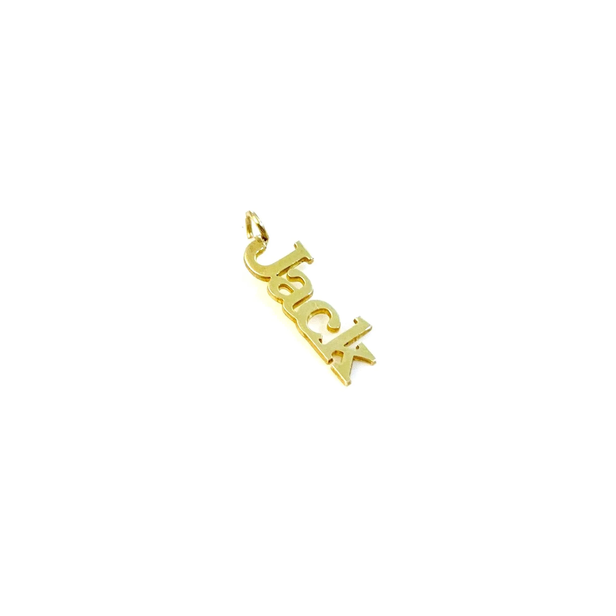 Flat Name Pendant